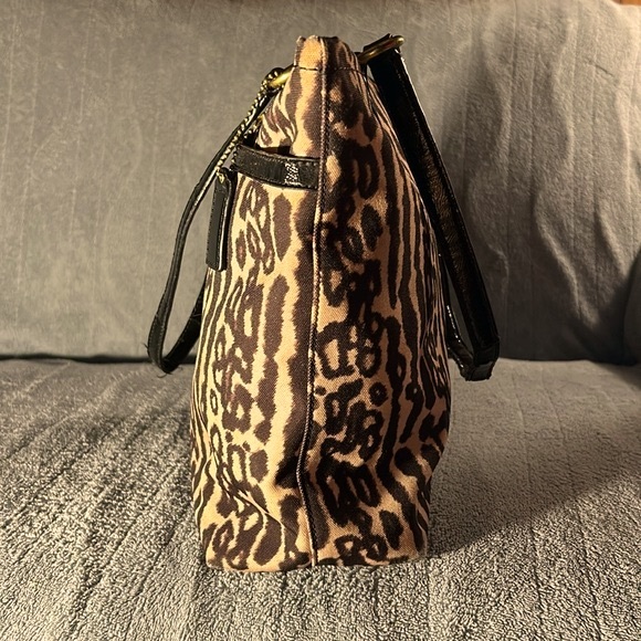 Coach Ocelot Print Nylon Bag - Picture 4 of 13